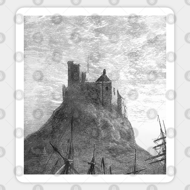Medieval castle Sticker by Marccelus